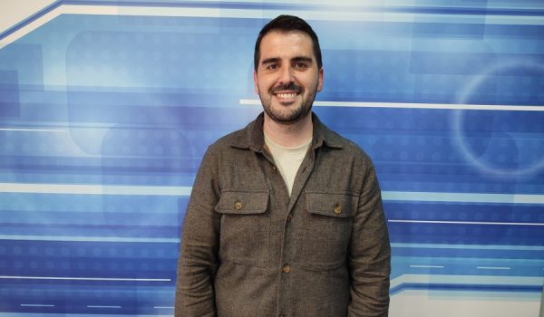 Del Río en el plató de Charry TV.