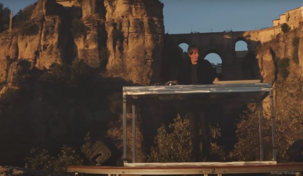 Löffler, durante la grabación de Cercle en Ronda