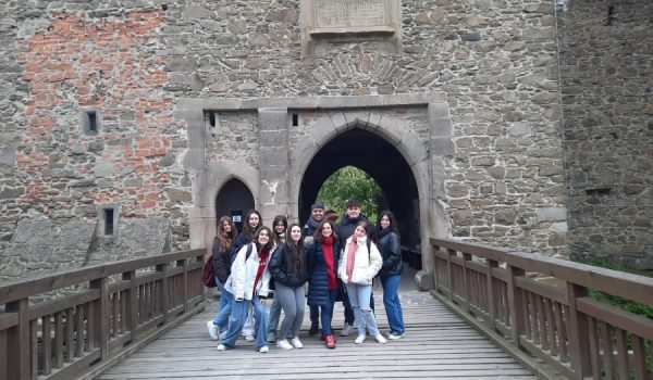 Foto de los estudiantes en su movilidad a la ciudad checa Prerov