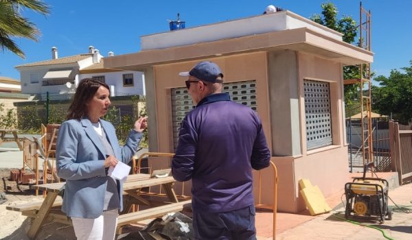 La delegada Concha Muñoz, ha visitado las obras
