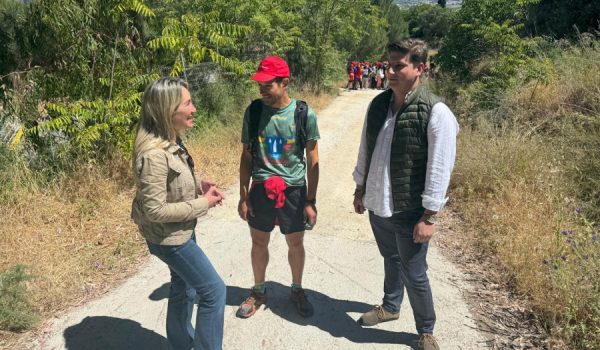 De izquierda a derecha: Alicia López, Joan Marc Falcó y Jorge Fernández