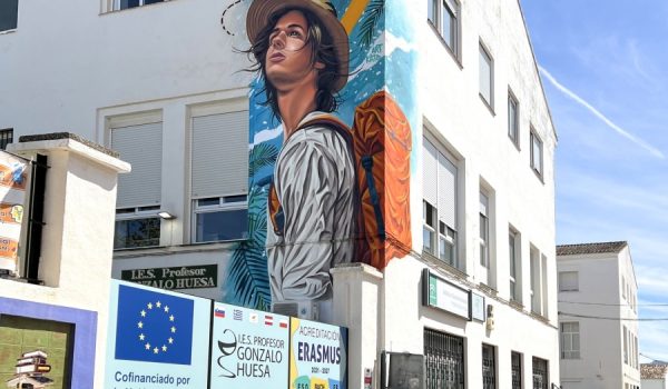 Es el séptimo grafiti del sevillano en la ciudad