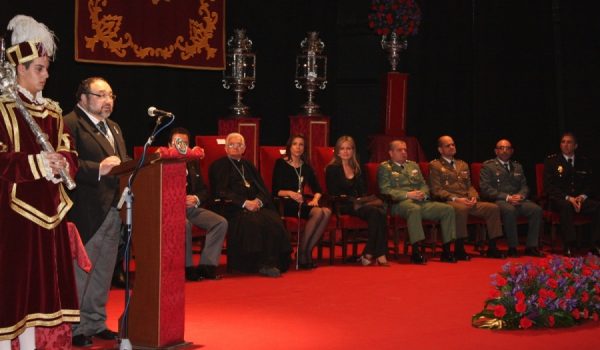 José Manuel Lorenzo, durante la lectura del Pregón.