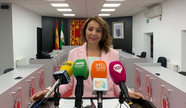 La delegada de Obras, Concha Muñoz