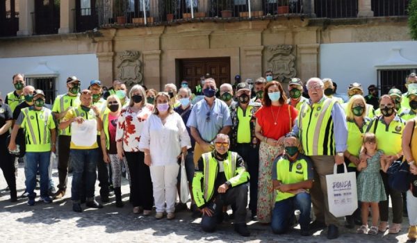 Imagen de la primera entrega de alimentos que realizó la asociación nacional en el año 2021.
