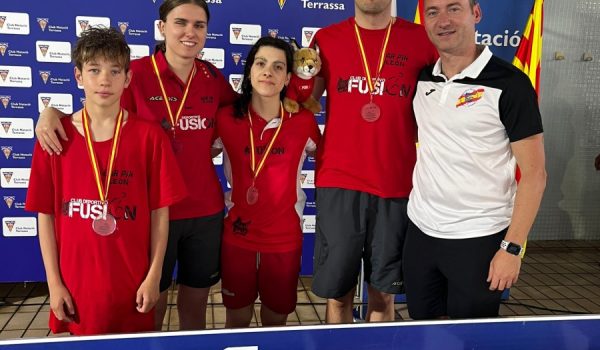 Roberto Sánchez en el Campeonato de España de Natación Adaptada