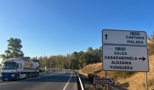 Se actuará en un tramo de cuatro kilómetros (del punto 43 al 39 de la A-357).