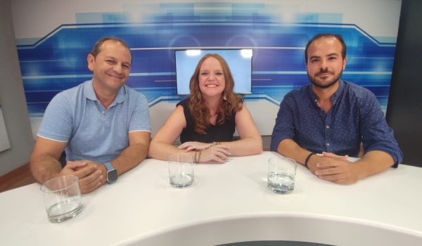 Juan Francisco Almagro, Rocío Suarez y Pablo Herrera en el programa Foro Público de Canal Charry TV.