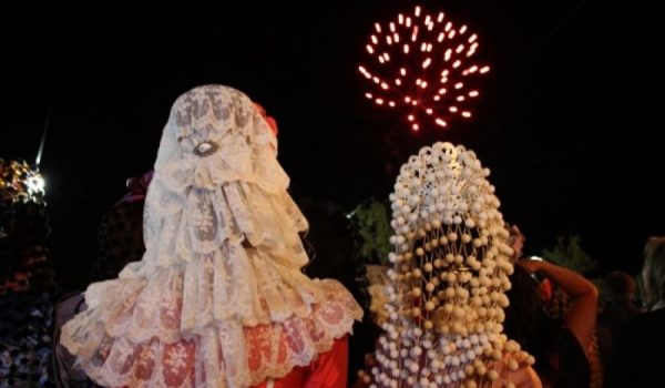 Este año no se repetirá la estampa de las Damas Goyescas con sus tradicionales trajes durante los fuegos artificiales