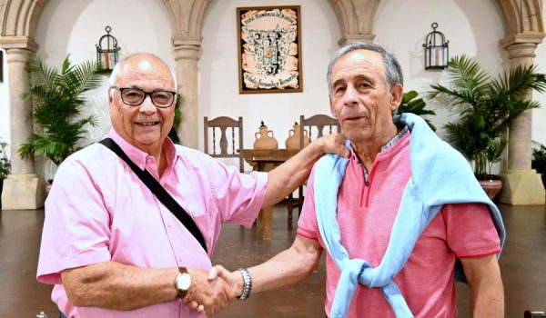 Morales y Morilla tras la celebración de la Asamblea General Extraordinaria el pasado viernes.