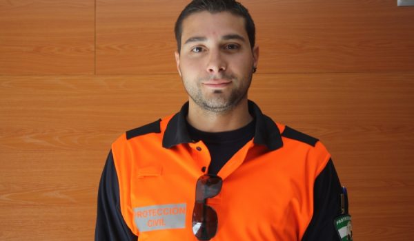 José Manuel Herrera, voluntario de Protección Civil que participó en las labores de rescate.