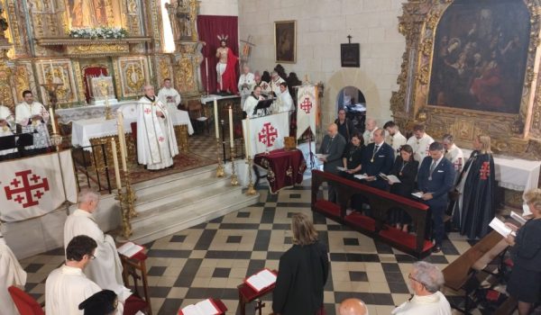 Esta tarde se ha realizado la Vela de Armas y la Vigilia de Oración en la iglesia del Espíritu Santo