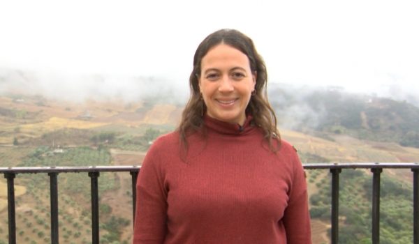 María Villalón en la Alameda del Tajo