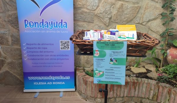 Uno de los puntos de recogida es la Iglesia Evangélica AD de Ronda.