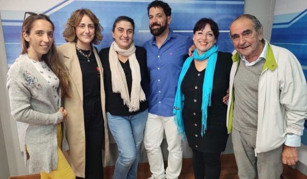 Parte del equipo del proyecto audiovisual.