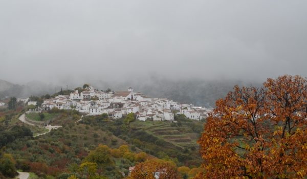 Vista de la localidad del Valle del Genal.