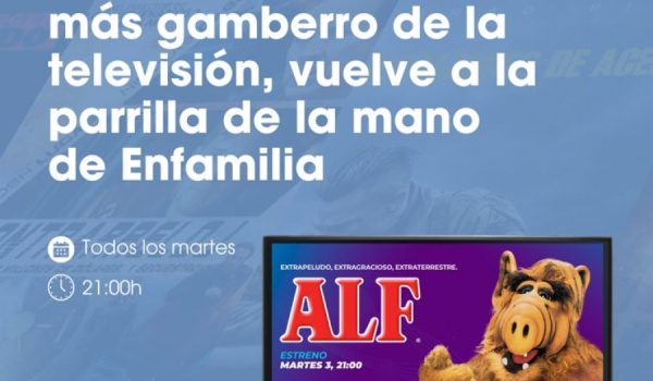 ALF se emite todos los martes a las 21.00h en el canal EnFamilia