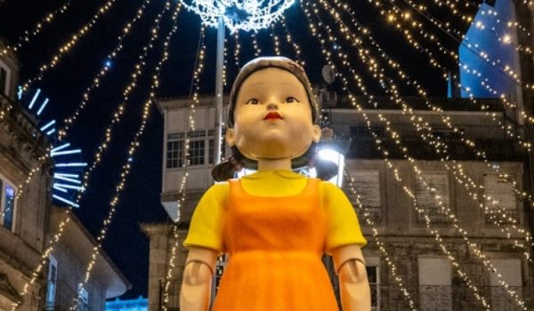 Imagen de la muñeca en Vigo.