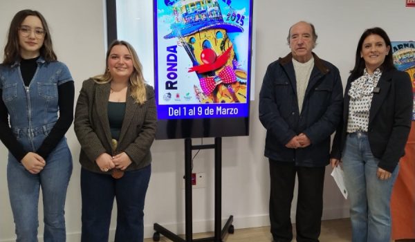 Mireia Esteban, Ainhoa Calle, Miguel Berrocal y Rebeca Muñoz en la presentación de la programación