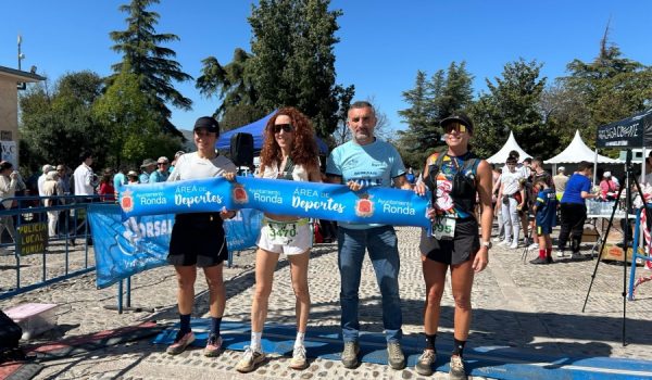 Manuela Abrio Gómez, Nazaret Escudero Valencia y Tania Lorca de Gracia fueron las tres primeras del ultra femenino
