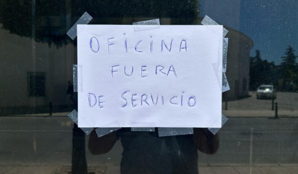 Numerosos comercios se han visto obligados a cerrar en la jornada de hoy