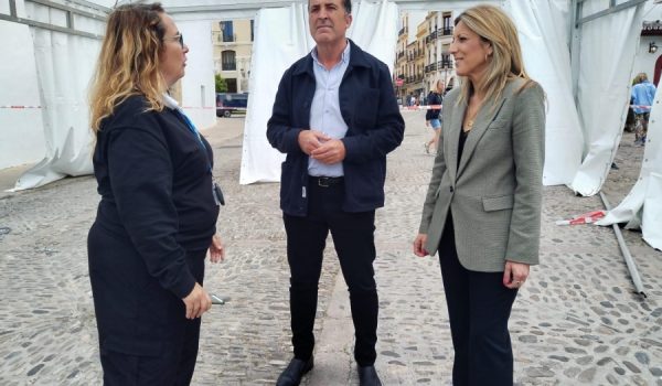Se ha instalado una carpa de 240 metros cuadrados para esta iniciativa