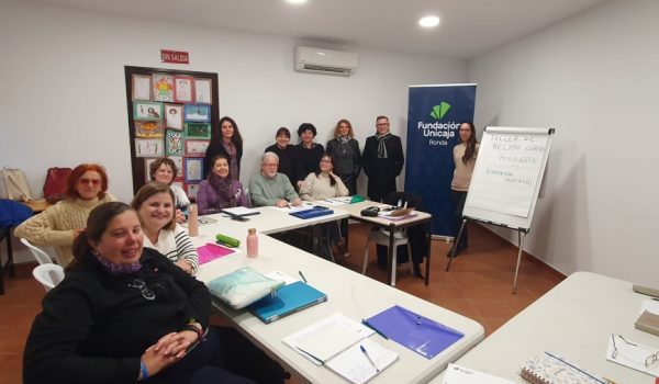 Imagen de los participantes al inicio del taller a comienzos de marzo.
