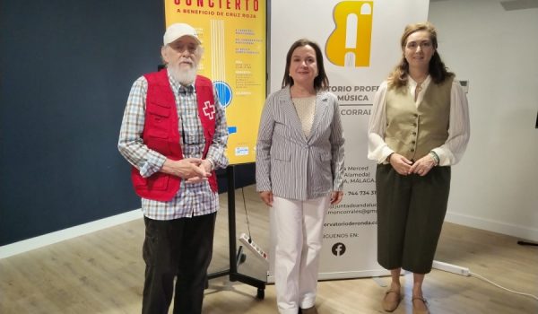 El presidente de Cruz Roja en Ronda ha agradecido esta iniciativa solidaria del Conservatorio ‘Ramón Corrales’
