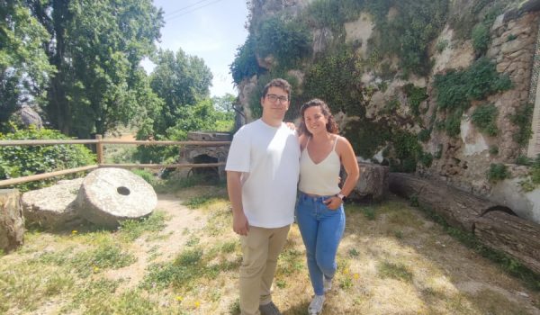 Carlos Lozano, concejal de Turismo y Alejandra Luque, concejal de Medio Ambiente.