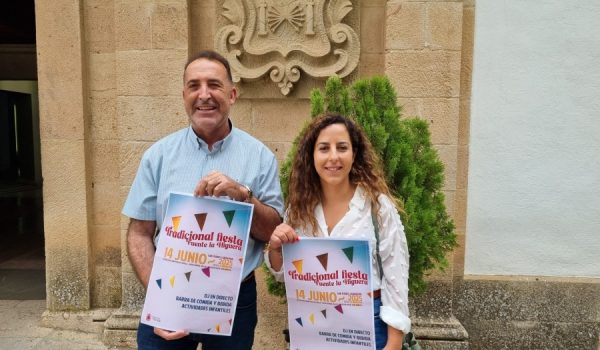 González y Gordillo presentan el cartel del festejo.