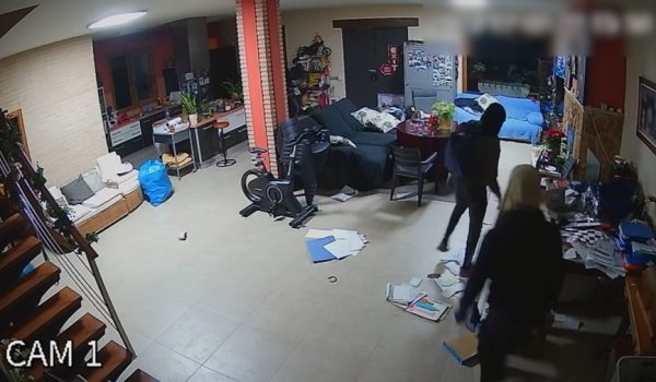 Imagen captada por una cámara de vigilancia en uno de los asaltos.