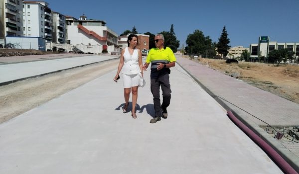 La delegada de Obras, Concha Muñoz, ha visitado la zona