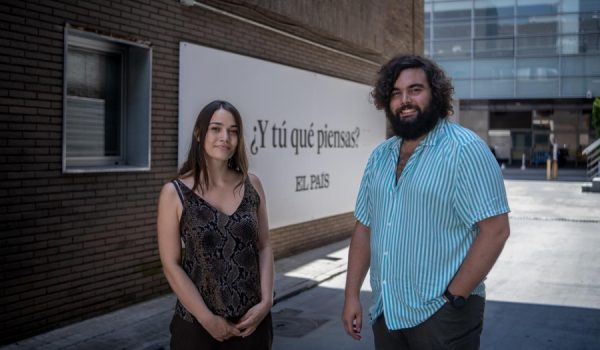 José Juan Morales junto a Belén Remacha