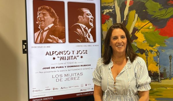 La delegada de Cultura ha destacado que el evento forma parte de la IX Bienal de Arte Flamenco de Málaga.