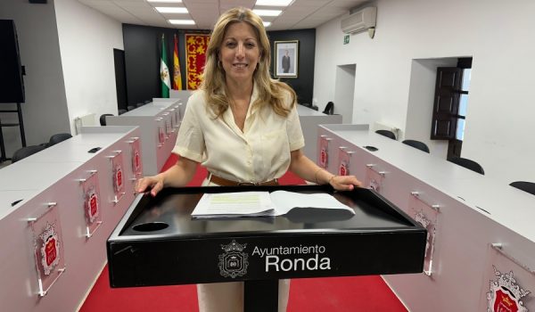 María del Carmen Martínez en rueda de prensa