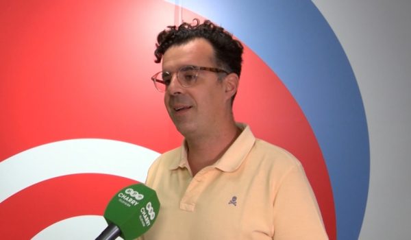 Diego Tirado en la entrevista para este medio