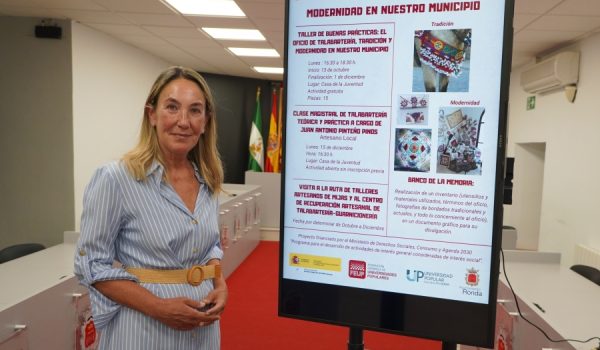 Alicia López en rueda de prensa