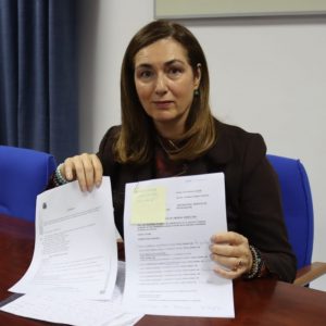 Cristina Durán, delegada de Asuntos Sociales, en rueda de prensa