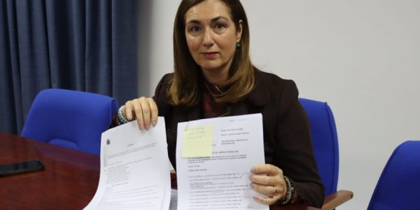 Cristina Durán, delegada de Asuntos Sociales, en rueda de prensa