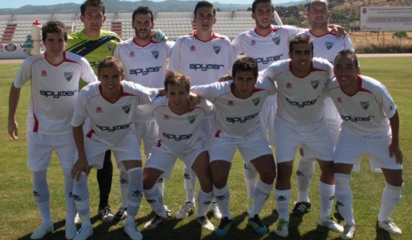 Once inicial del C.D. Ronda en su debut liguero.