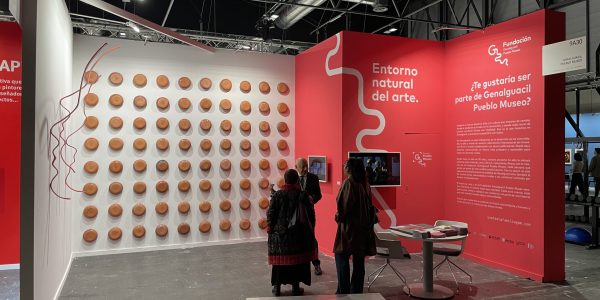El stand del municipio se ha ampliado este año hasta los 36 metros cuadrados