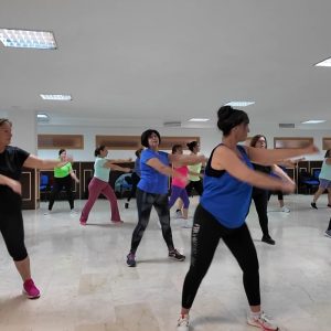 Hemos acudido a una de las clases de los viernes.